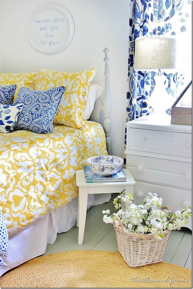 Bedroom Decorating Ideas Blue And Yellow