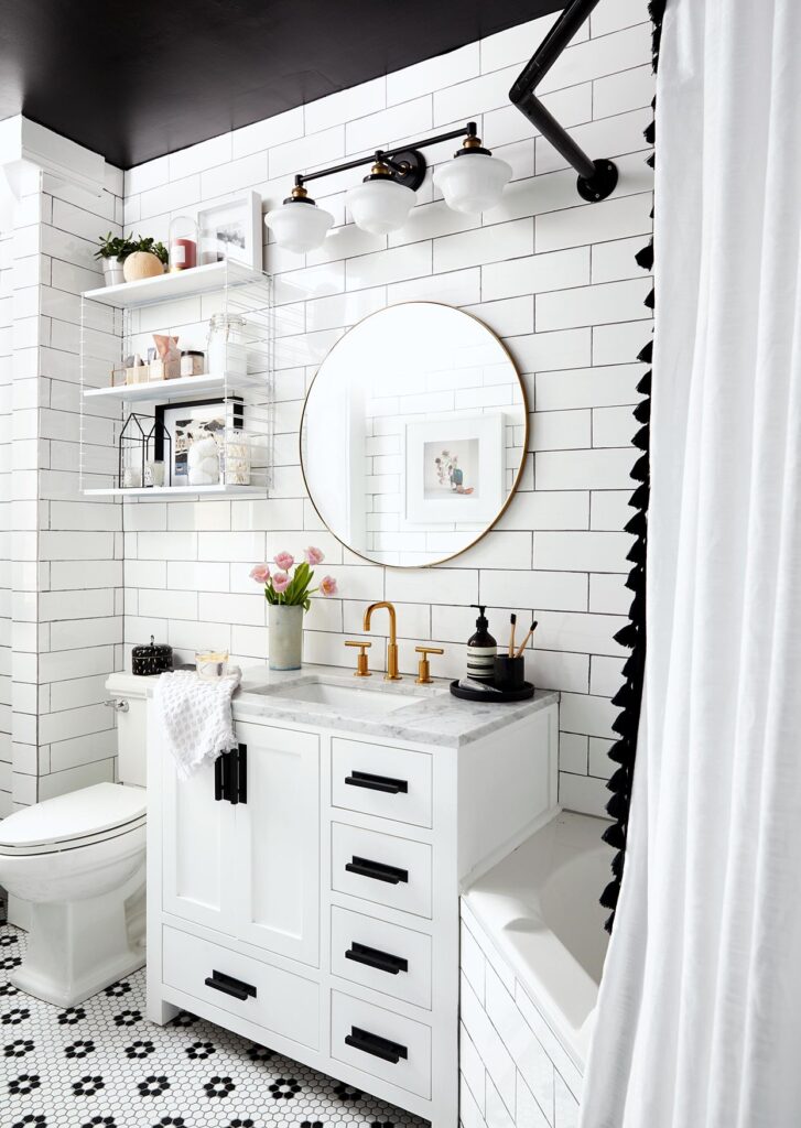 Black And White Bathroom Decor