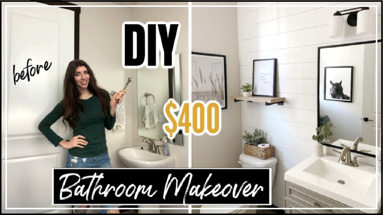 Budget Bathroom Makeover Ideas