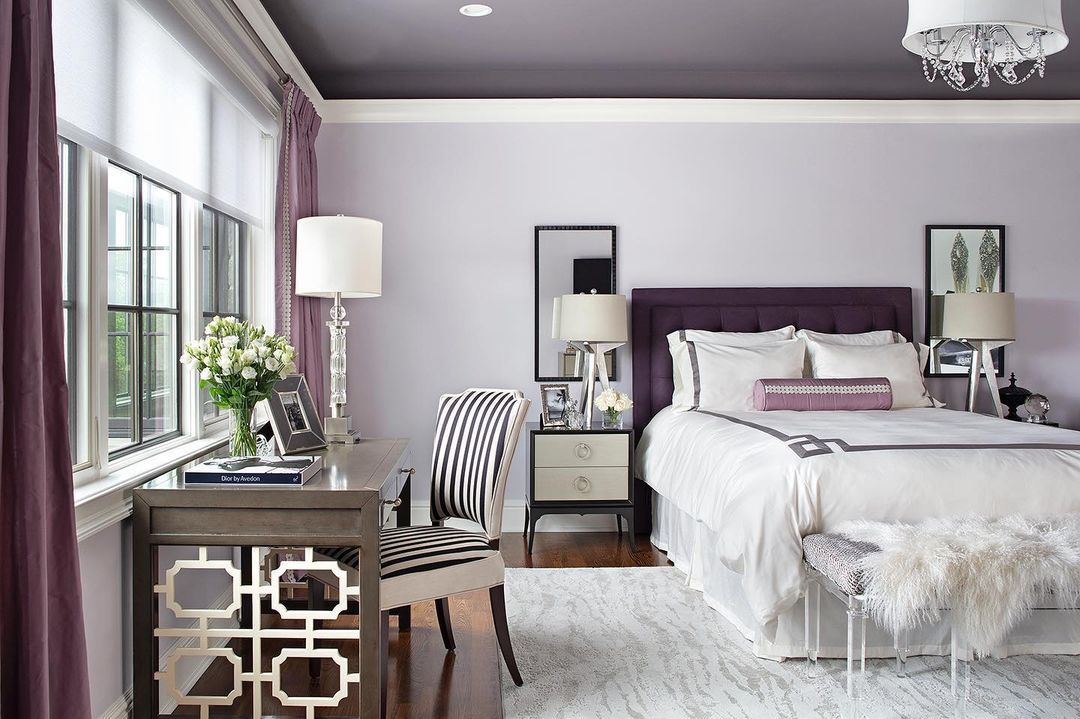 Decorating Bedroom in Purple