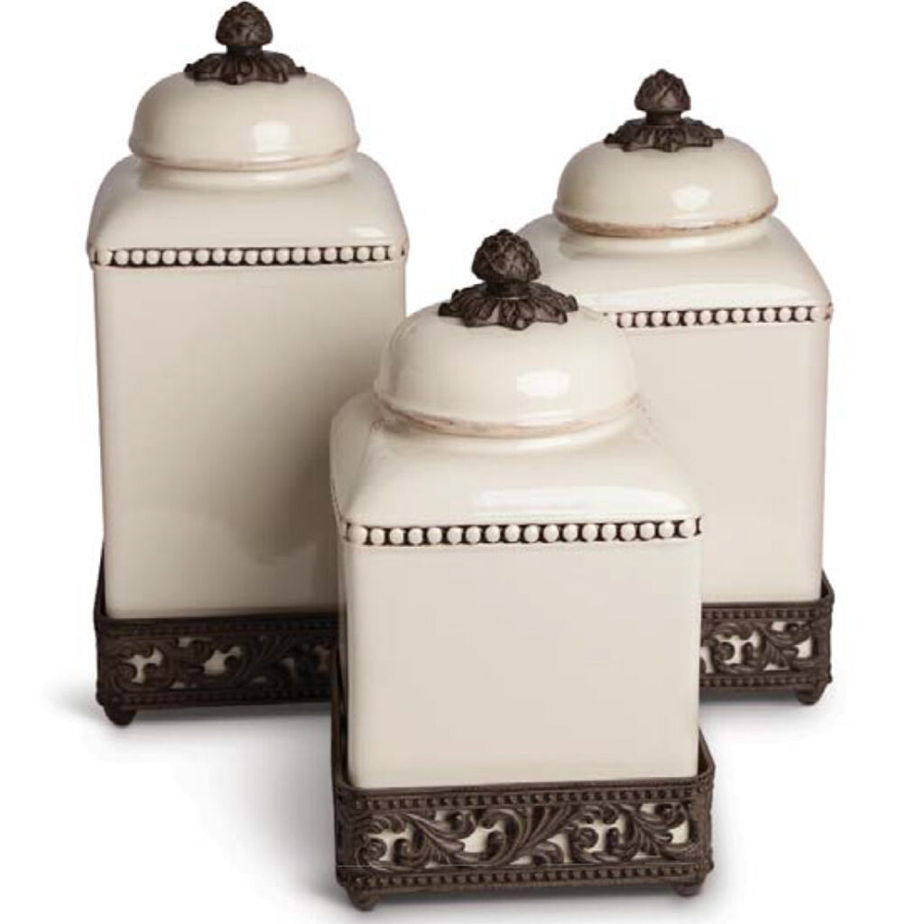 Decorative Canister Sets for Kitchen Counter