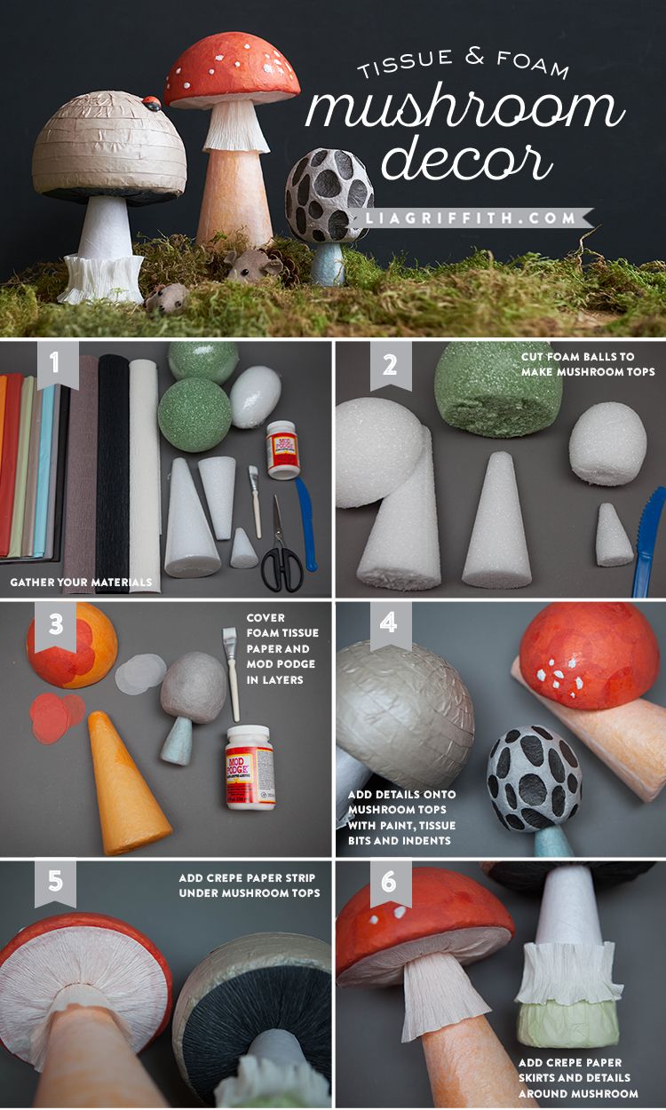 Diy Mushroom Decorations