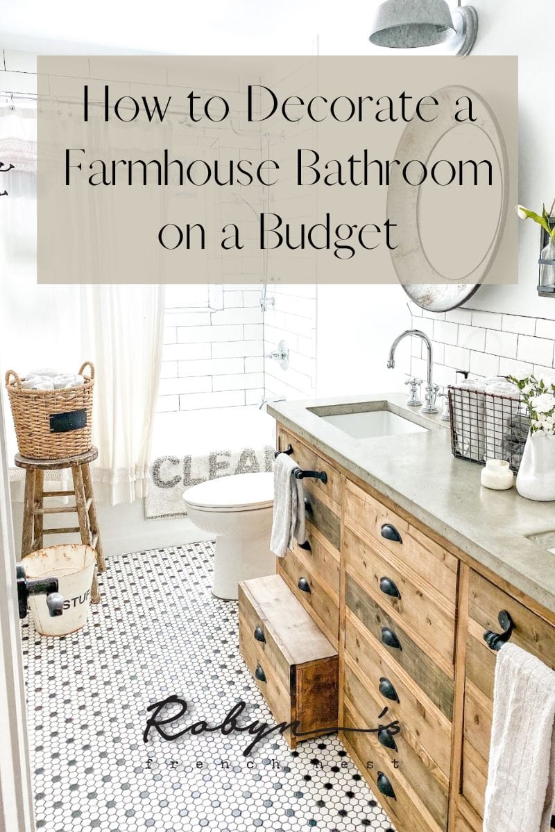 Farmhouse Bathroom Decor Ideas