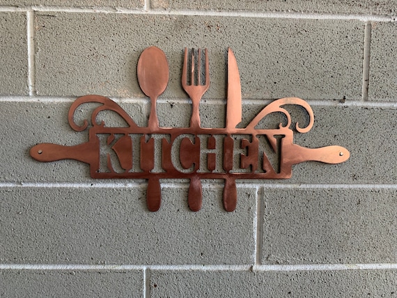 Kitchen Metal Wall Decor