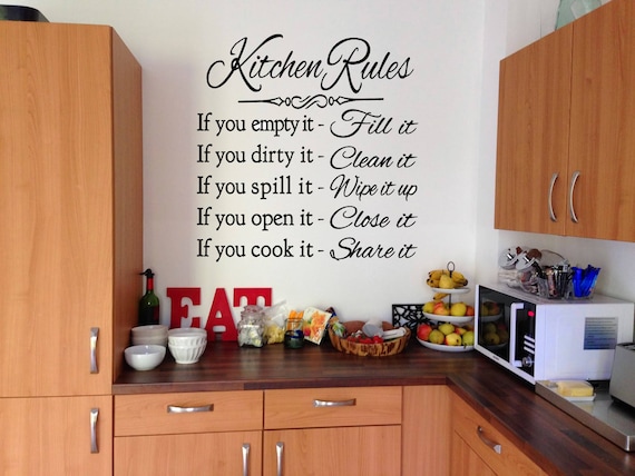 Kitchen Stickers Wall Decor