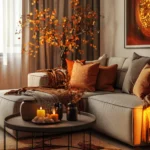 Living Room Fall Decor Ideas