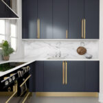 Navy Blue Kitchen Decor