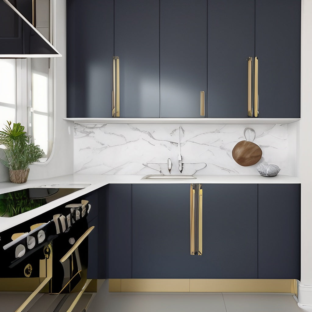 Navy Blue Kitchen Decor