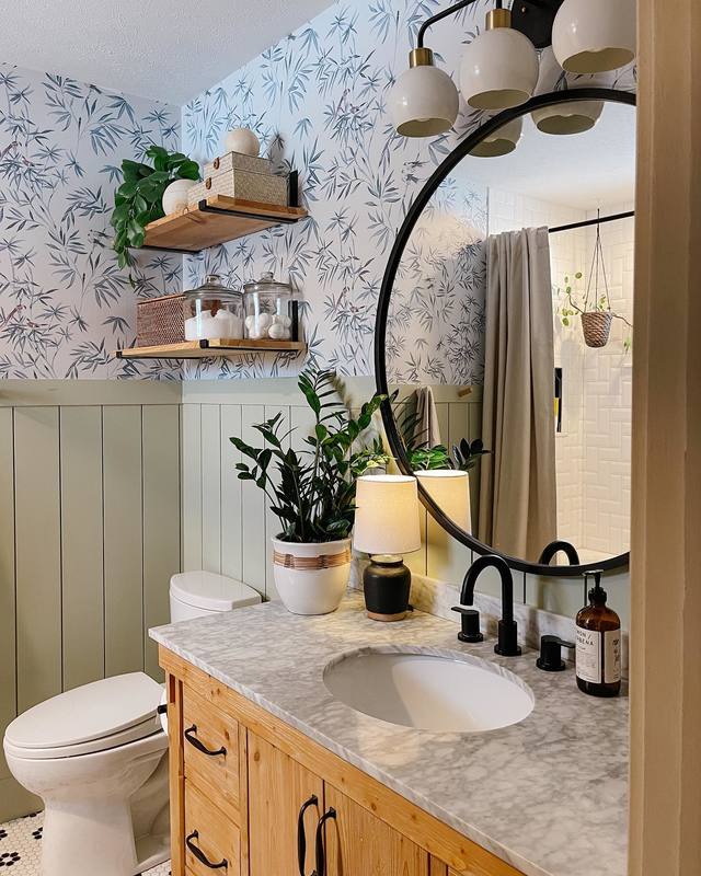 Peel And Stick Bathroom Wallpaper: Transform Your Space Easily