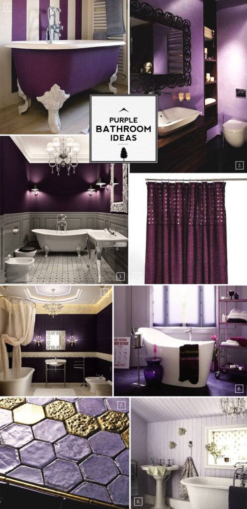 Purple Bathroom Decor Ideas