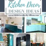 Teal Color Kitchen Decor