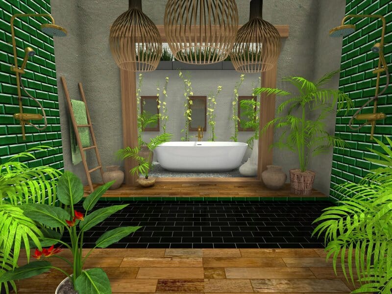 Tropical Bathroom Decoration Tips